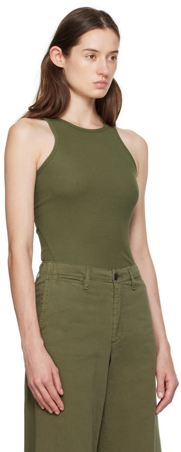 Tielko rag & bone Essential Rib Tank Top Zelené | WCC22FT020ER20, 4