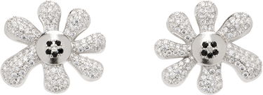 Náušnice Collina Strada Collina Strada Happy Blossom Pave Earrings Metalická | XX1074, 0