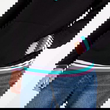 Mikina Mitchell & Ness NHL Playmaker Mighty Ducks Vintage Logo Fleece Hoodie Čierna | TH11148-ADUBLCK, 2