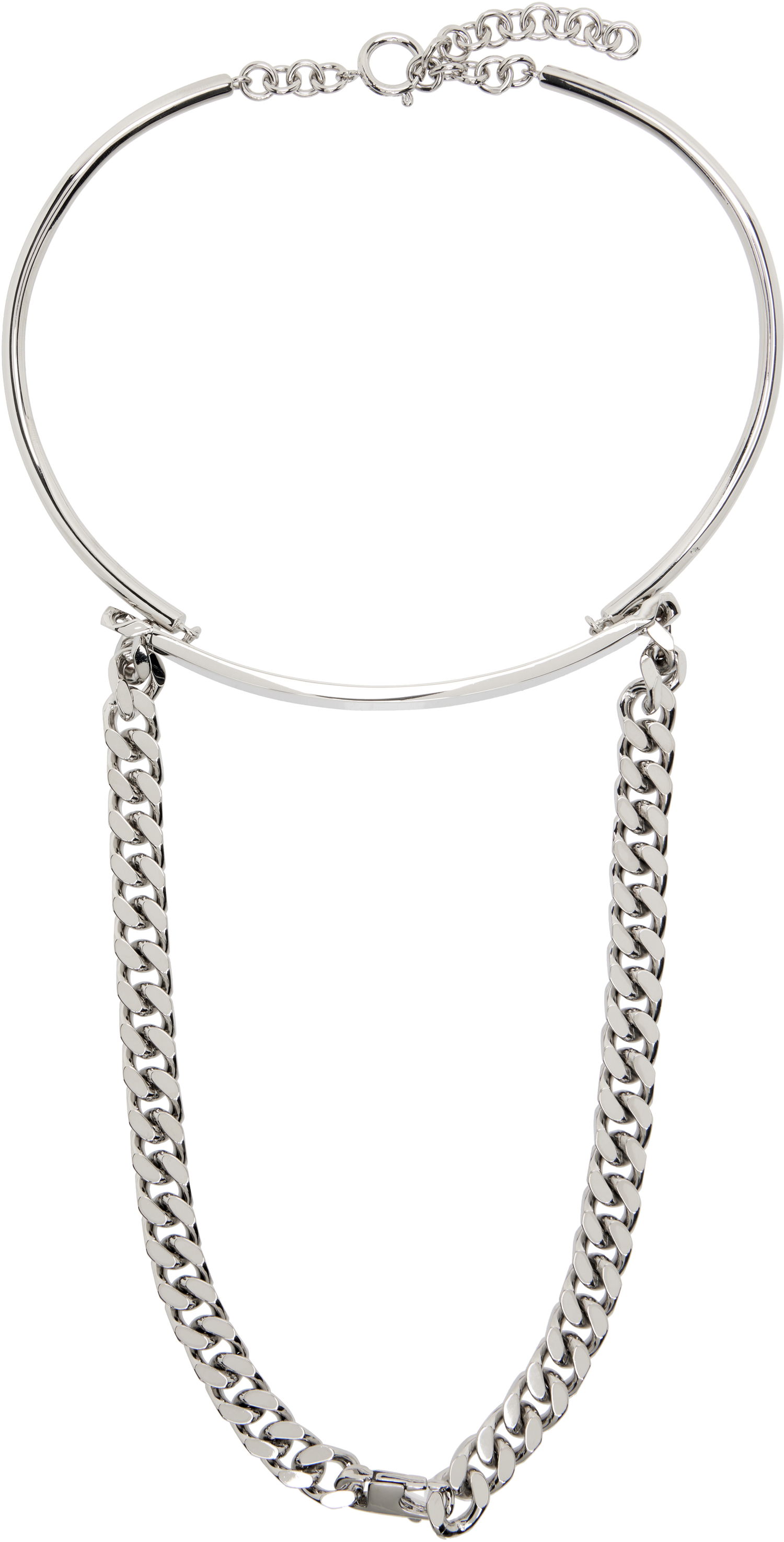 Náhrdelník Maison Margiela MM6 Maison Margiela Mixed Chain Necklace Metalická | SM6UU0080 P8371, 0