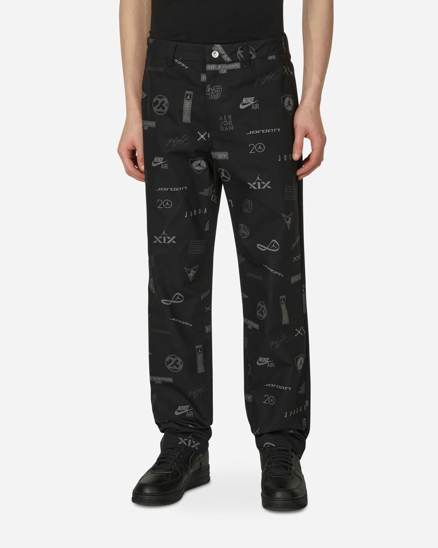 Nohavice Jordan Flight Heritage Printed Pants Čierna | DV7559-010, 0