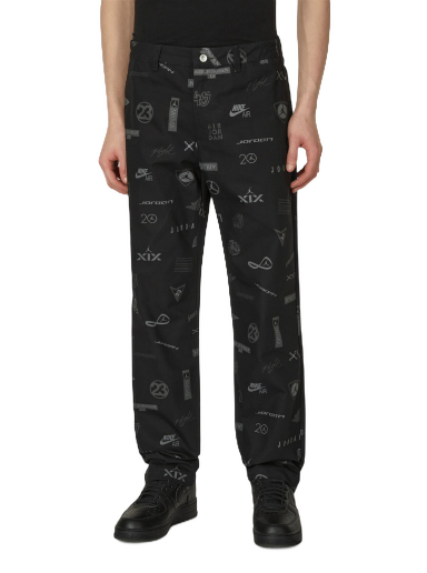 Nohavice Jordan Flight Heritage Printed Pants Čierna | DV7559-010