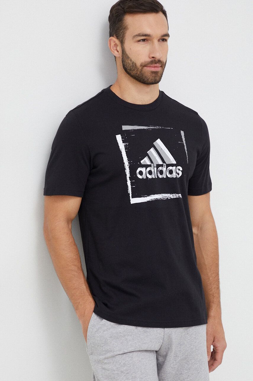 Tričko adidas Performance 2TN Graphic Tee Čierna | HS2519, 0