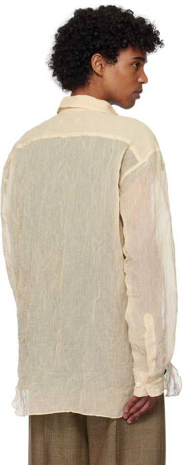 Košeľa Dries Van Noten Dries Van Noten Metallic Thread Shirt Béžová | 251-020732-1265, 2