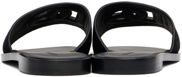 Doplnky Dolce & Gabbana Dolce&Gabbana DG Logo Cutout Suede Slides Čierna | CQ0625 AS915, 1