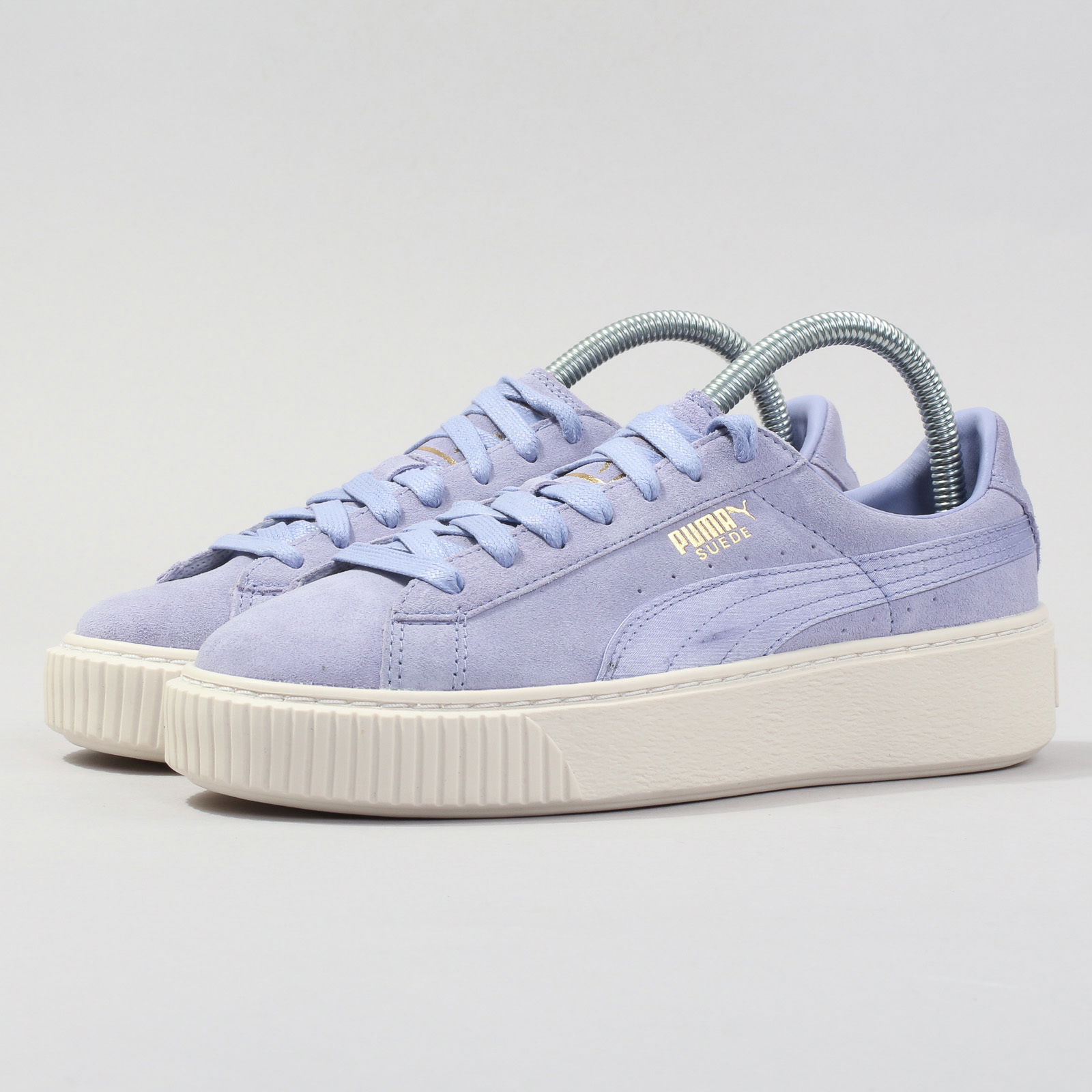 Suede Platform Mono Satin sweet lavender - whisper - gold