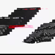 Three Pack of Trunks with Logo Waistband