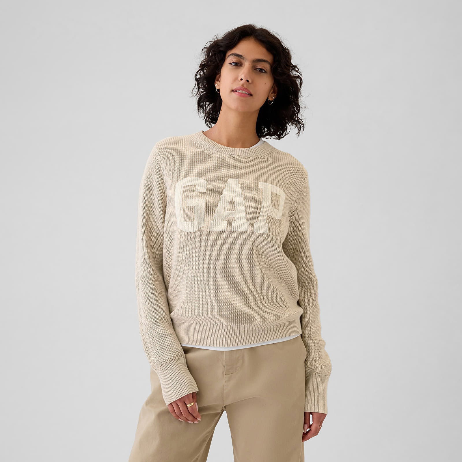 Sweater Logo Sweater Cobblestone S