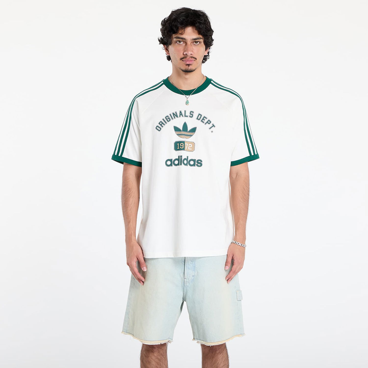 Tričko adidas Originals 3-Stripes Originals Dept. Graphic Tee Biela | KD6266, 0