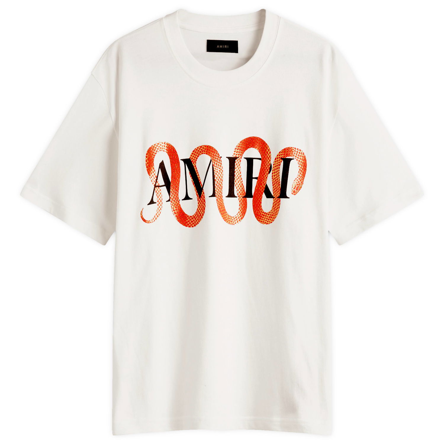 Tričko AMIRI Snake Print Graphic T-Shirt Biela | AMJYTE1155-127, 0