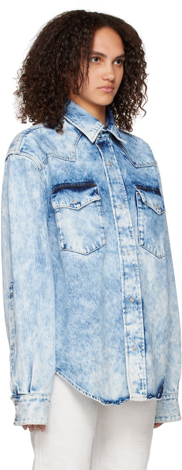 Košeľa VETEMENTS VTMNTS Boiled Denim Shirt Modrá | VL14SH650B, 1