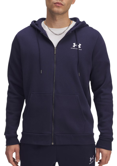 Mikina Under Armour Under Armour UA Icon Fleece FZ Taping Full-Zip Hoodie Navy | 1390298-410, 0