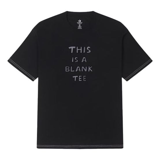 Tričko Converse Logo Print Regular Fit Tee Čierna | 10025873-A02, 0