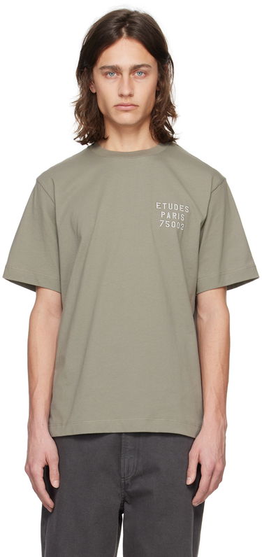 Tričko Études Wonder Small Stencil T-Shirt Zelené | E24MM103A01083, 0