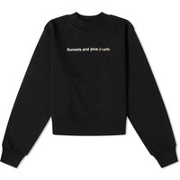 Sveter Palm Angels Sunset Fitted Crewneck Čierna | PWBA016F23FLE0011001, 1