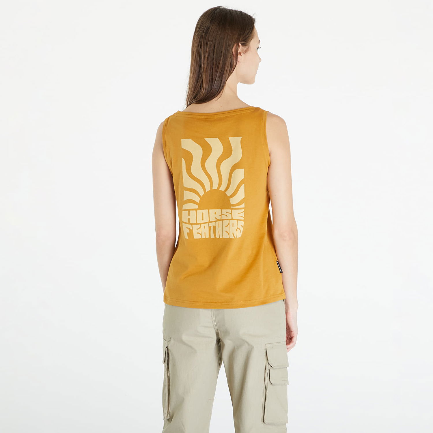 Tielko Horsefeathers Viveca Tank Top Spruce Yellow Žltá | SW912C, 1