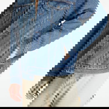 Bunda Levi's ® Relaxed Fit Trucker Jacket Med Indigo - Worn In Modrá | A5782-0001, 2