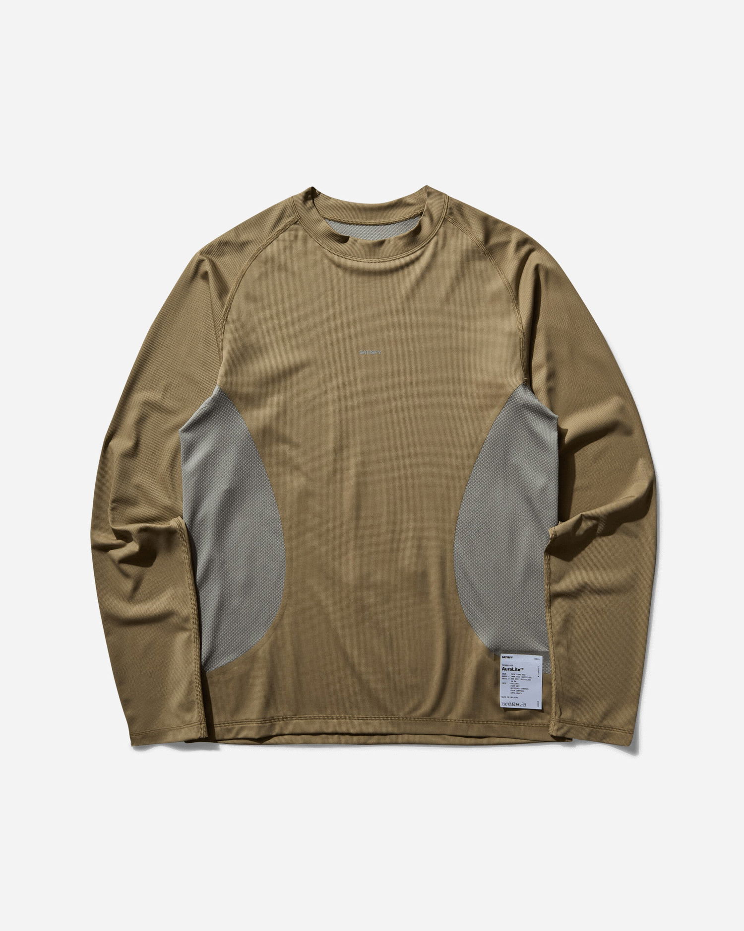Tričko Satisfy AuraLite Tech Longsleeve T-Shirt Hnedá | 11026 AG-SA, 0