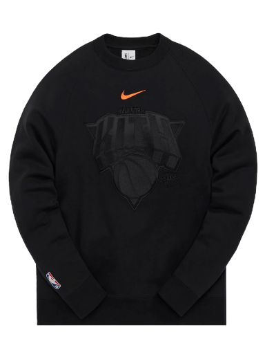 Tričko KITH & Nike For New York Knicks Fleece Crewneck Čierna | CZ5611 010