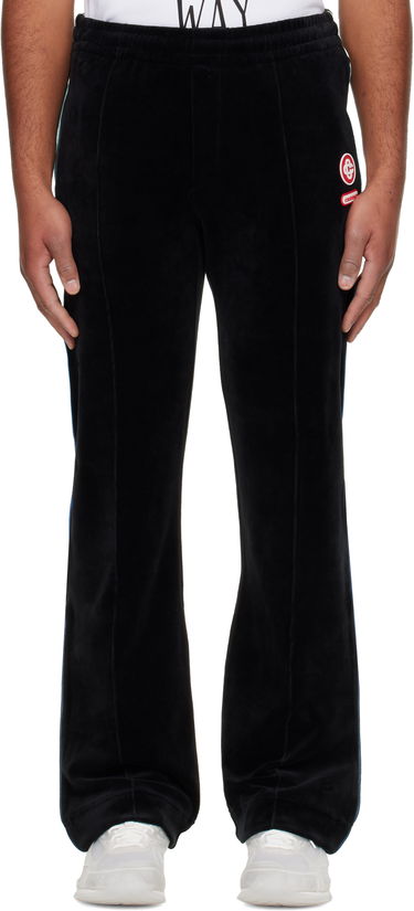 Tepláky Casablanca Gradient Piping Velour Track Pants Čierna | M-AW25-JTR-300-01, 0