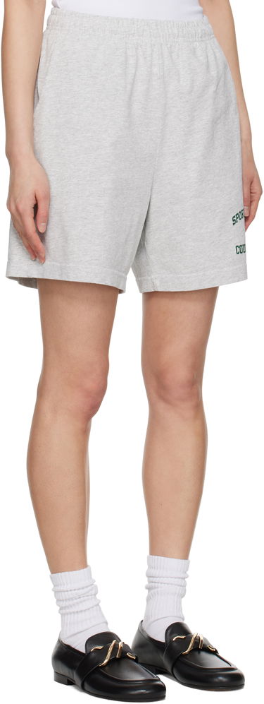 Šortky Sporty & Rich Sporty & Rich Varsity Crest Gym Shorts Šedá | SH039606218GY03, 4