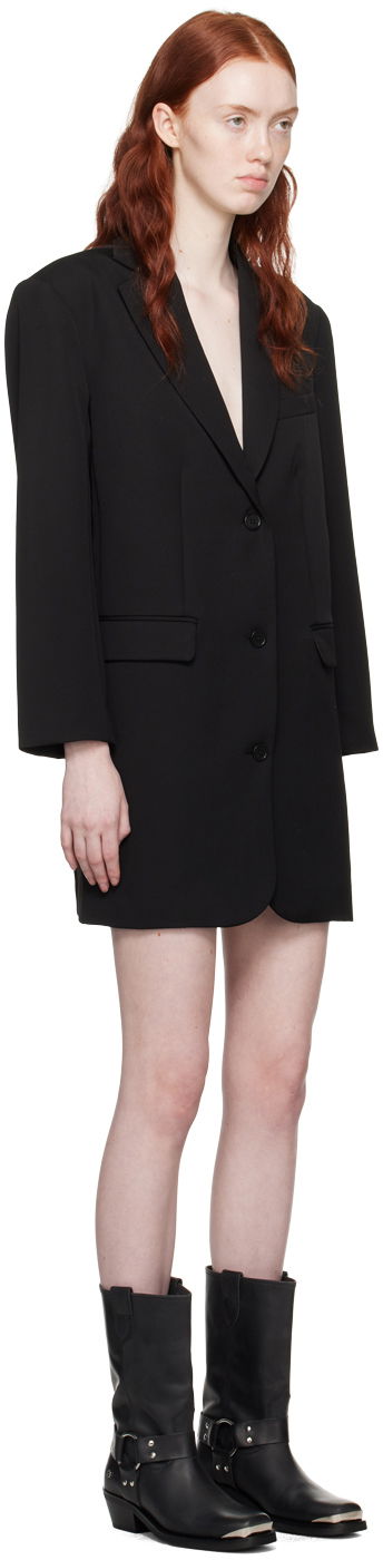 Šaty Anine Bing Single-Breasted Blazer Minidress Čierna | A-02-5438-000, 1