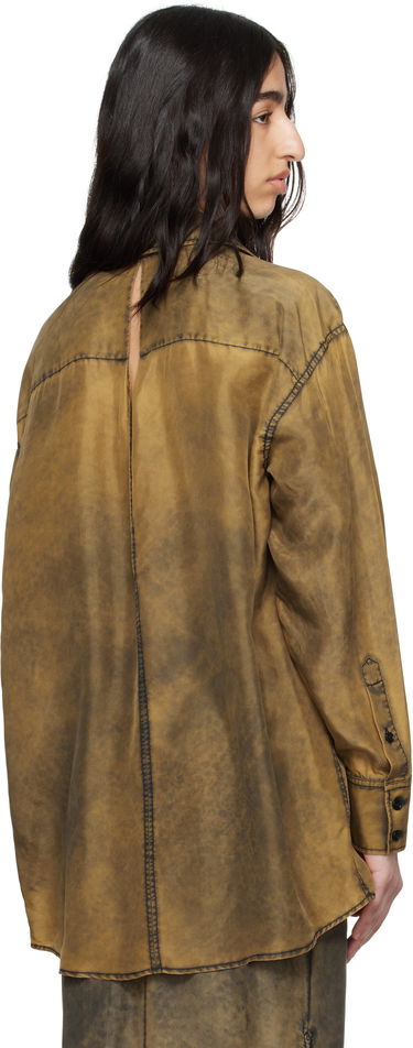 Košeľa Maison Margiela MM6 Maison Margiela Light Silk Shirt Hnedá | S52DT0046 M35244, 2