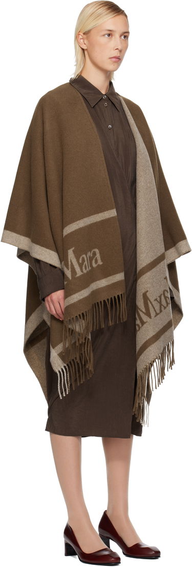 Šál Max Mara Hilde Poncho Scarf Hnedá | 2524546071600, 1