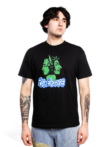 Tričko Pleasures Two Face T-Shirt Čierna | P21W046-BLACK