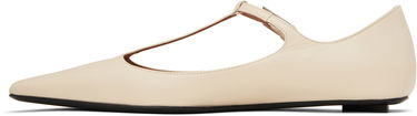 Oblečenie The Attico Attico Juno Ballerina Flats Béžová | 250WSH00858 LBT116AA, 2