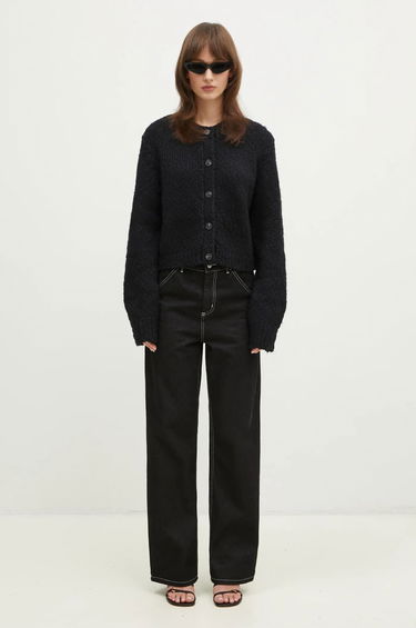 Sveter Samsoe Samsoe Samsoe Samsoe Sameryem Wool Cardigan Čierna | F24400084, 4