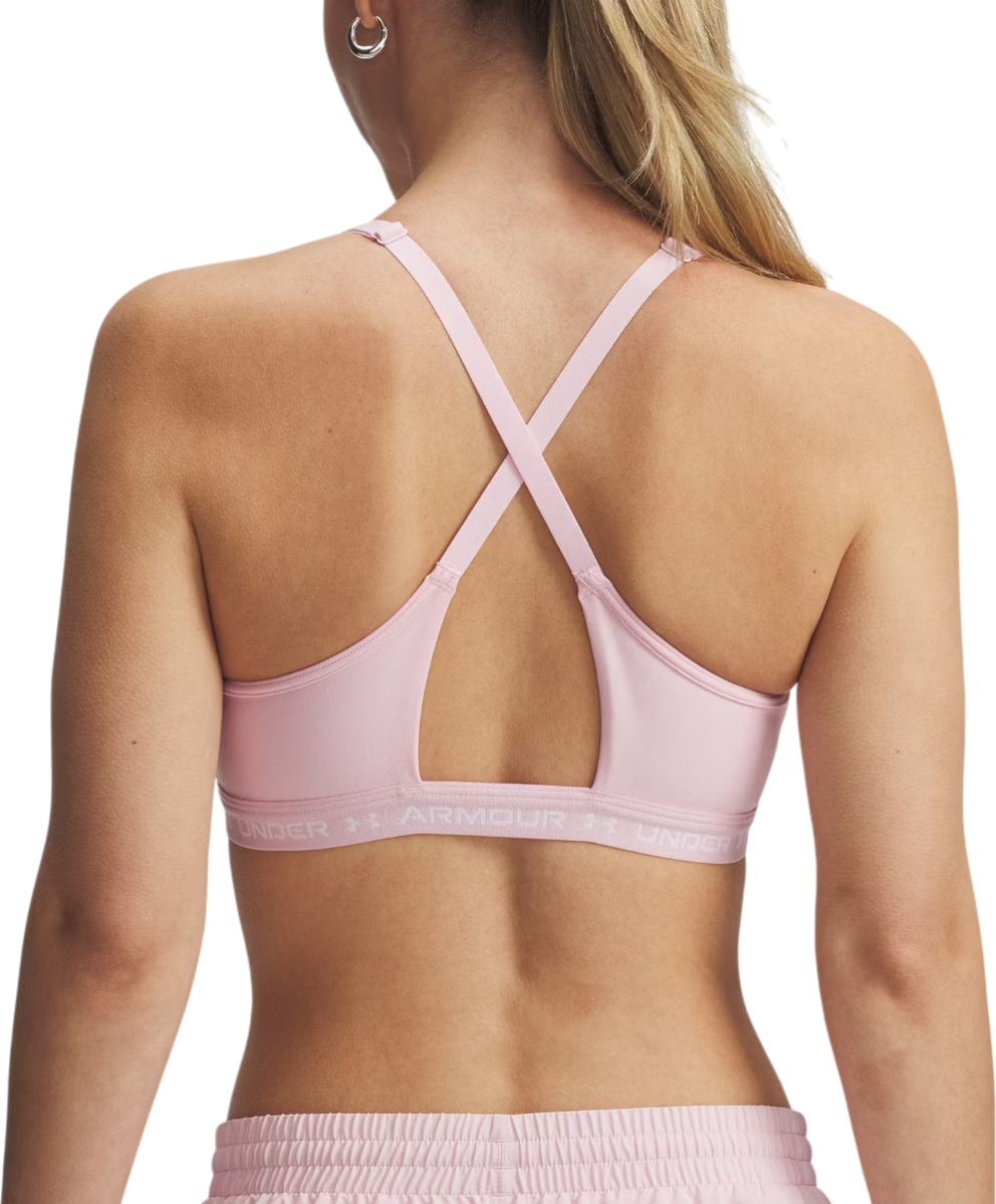 Podprsenka Under Armour Under Armour UA Crossback Low Sports Bra Ružová | 1386424-647, 1