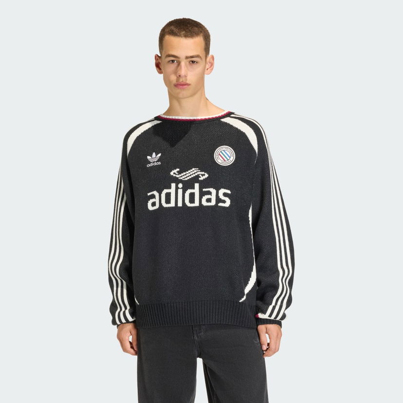 Sveter adidas Performance AdiColor Blokecore Sweater Čierna | KQ5080