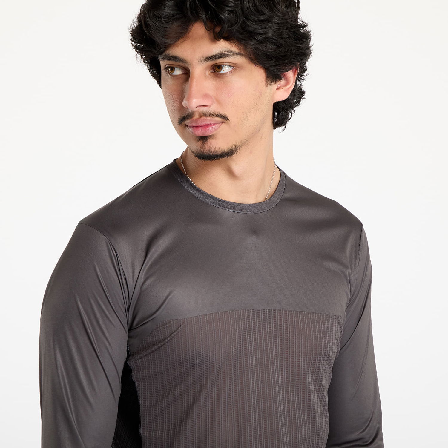 Tričko Soar Running SOAR Long Sleeve Hot Weather T-Shirt Šedá | SS25-SLS5M-BLK, 1