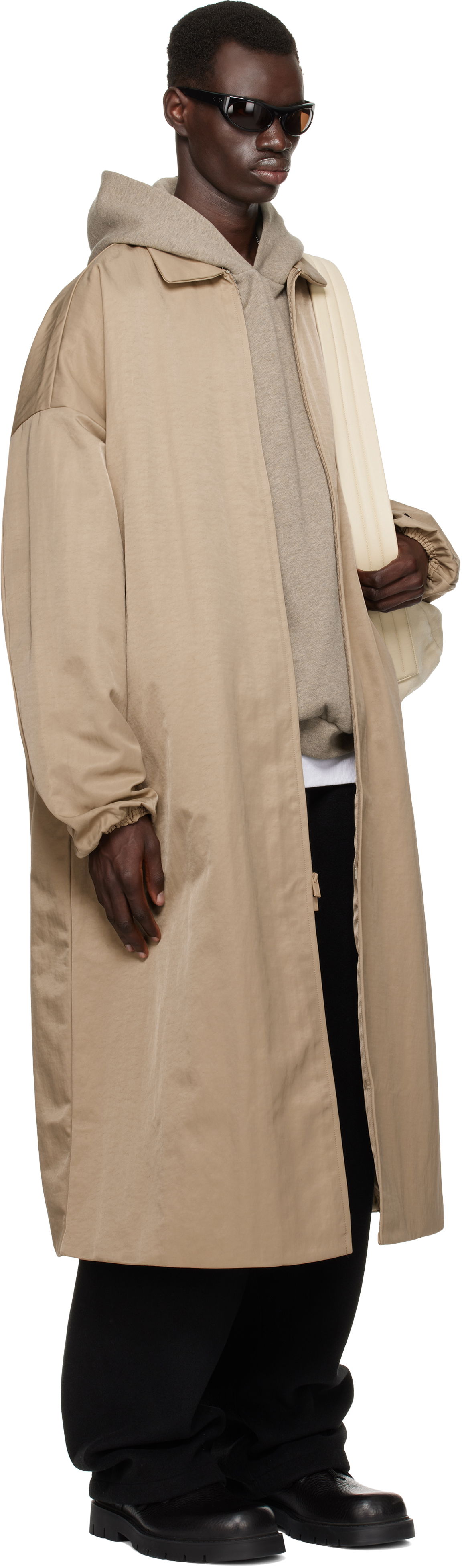 Fear of God ESSENTIALS Textured Nylon Trench Coat