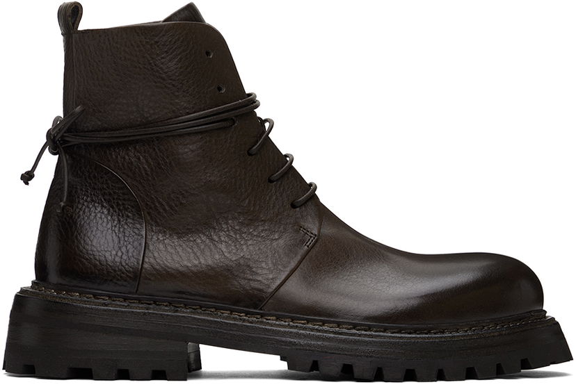 Oblečenie Marsèll Marsèll Carrucola Lace-Up Ankle Boots Hnedá | MM4025 150460
