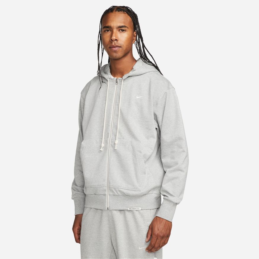 Mikina Nike Dri-FIT Standard Issue Full-Zip Basketball Hoodie Šedá | DQ5816-063, 0
