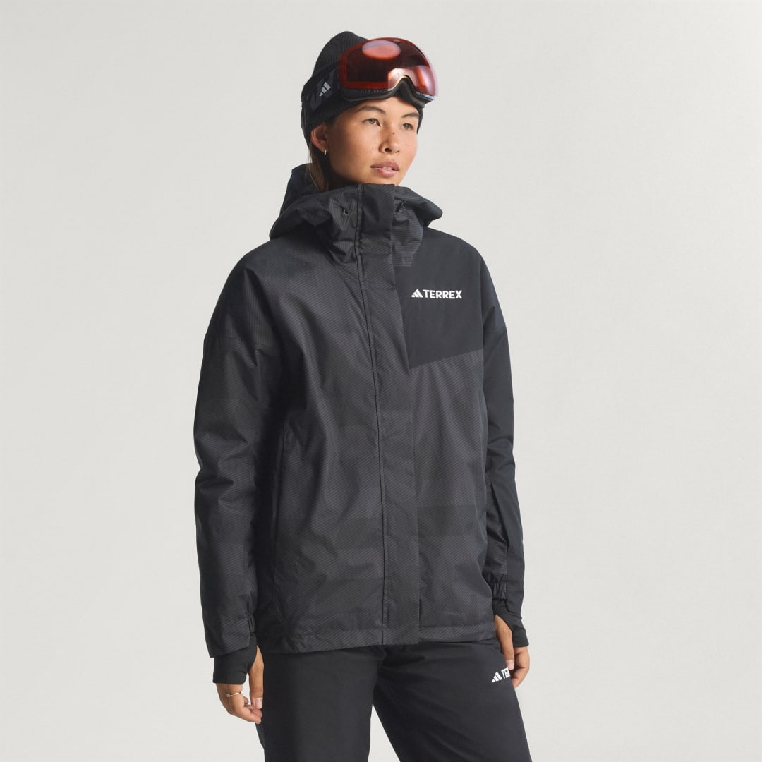 Bunda adidas Performance Terrex Multi 2L Rain.Rdy Insulated Jacket Čierna | JL5590, 0