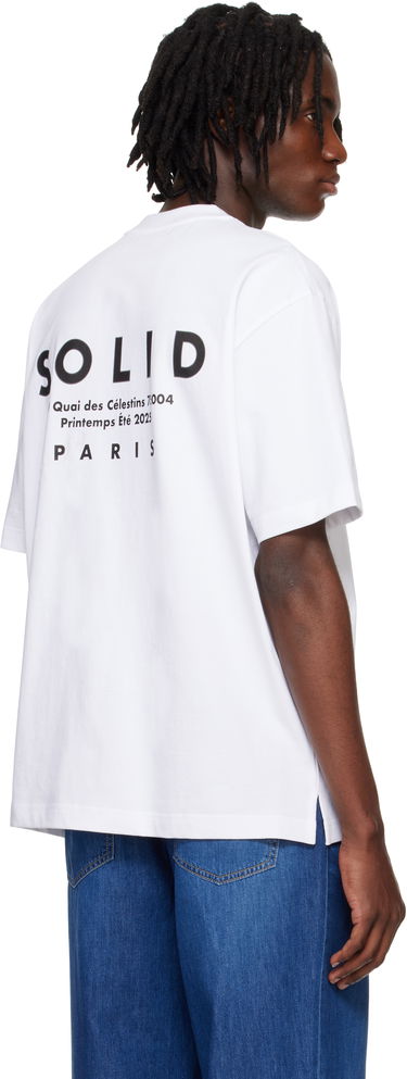 Tričko Solid Homme Solid Homme 'Paris' T-Shirt Biela | S251TS54, 2