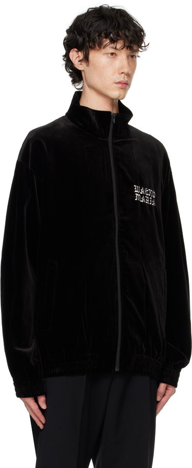 Bunda WACKO MARIA WACKO MARIA Velvet Track Jacket Čierna | 24FWE-WMO-TJ01, 1