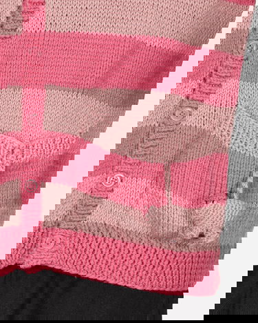 Sveter Sky High Farm Hand Knit Pig Cardigan Ružová | SHF02N005 1, 5