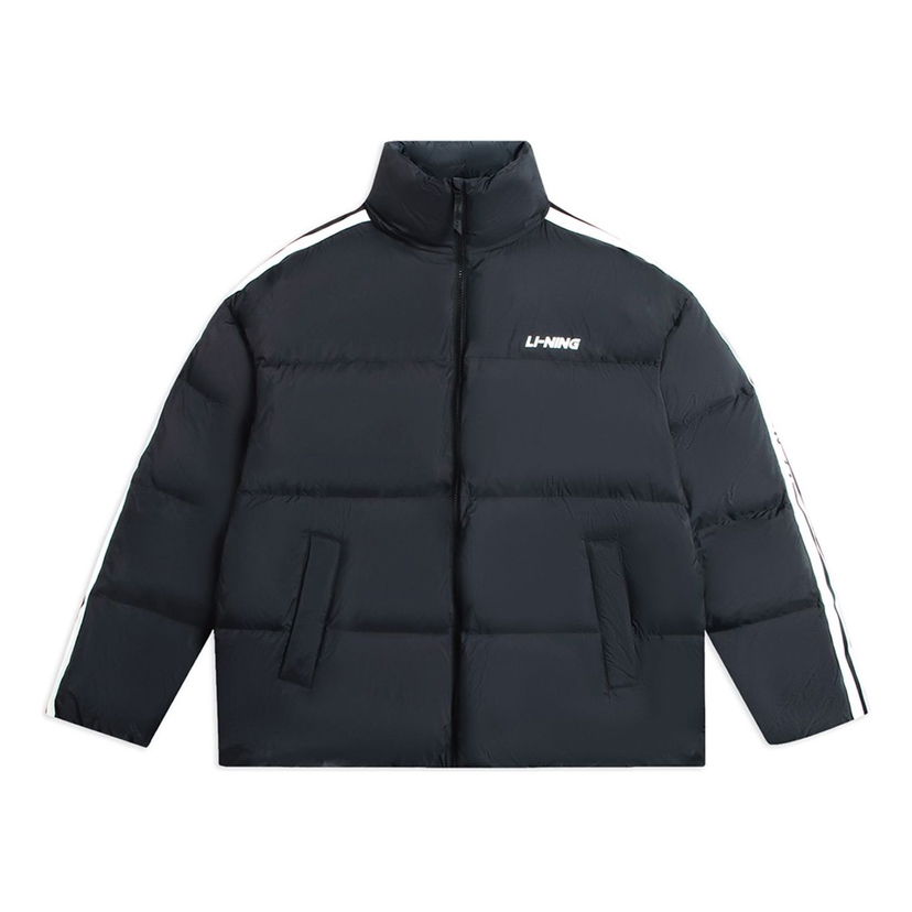 Prešívaná bunda Li-Ning Graphic Short Down Jacket Čierna | AYMS337-1