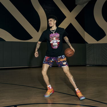 Šortky Puma Melo Phoenix Basketball Shorts Fialová | 630689_01, 7