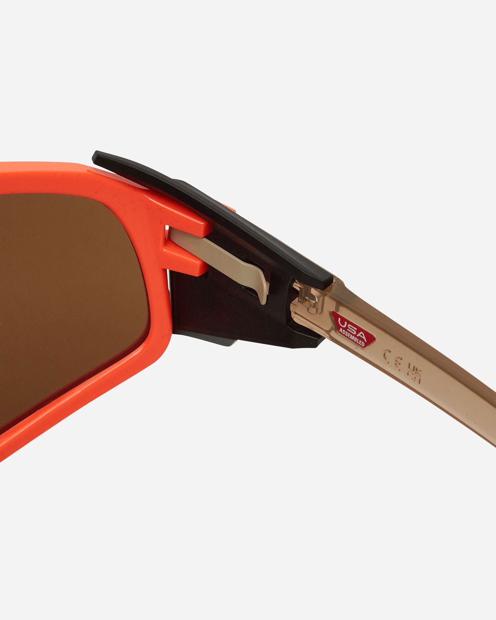 Latch Panel Sunglasses Neon Orange / / Prizm Bronze