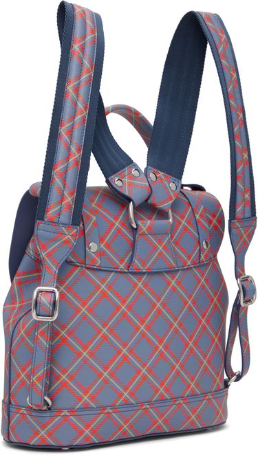 Batoh Vivienne Westwood Vivienne Westwood Small Max Plaid Backpack Modrá | 4A030006U-S0022-, 2