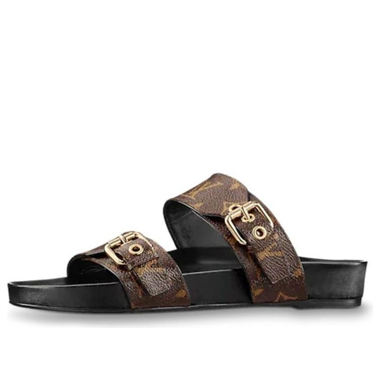 Tenisky a topánky Louis Vuitton LOUIS VUITTON Bom Dia Flat Mules Hnedá | 1A3R5G, 0