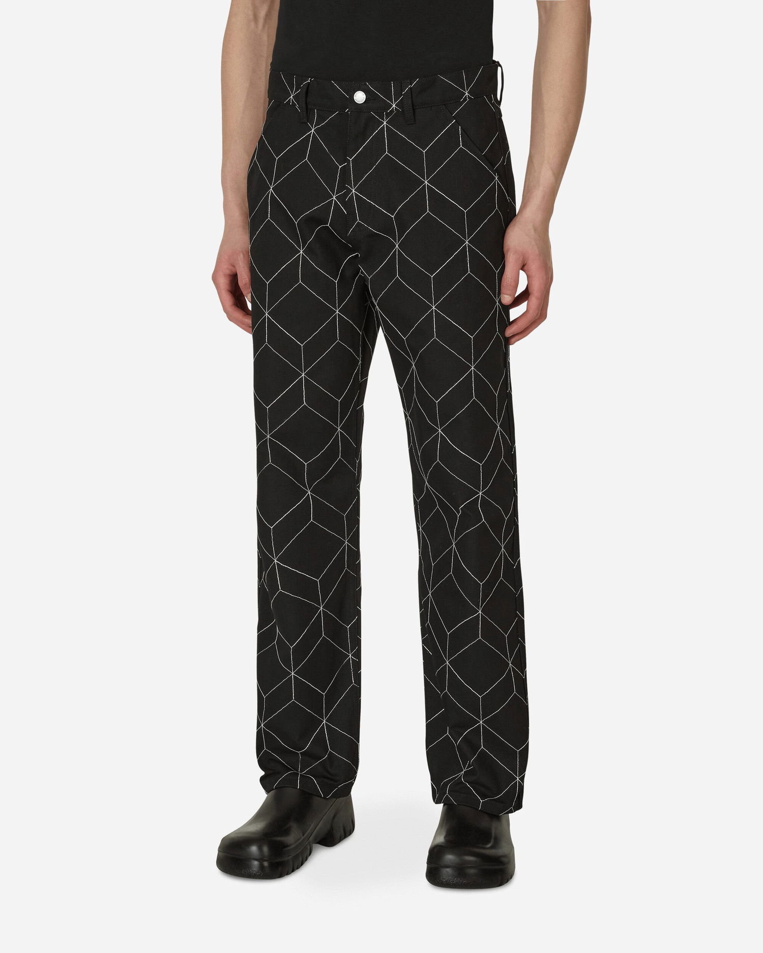 Nohavice Pleasures Vocal Utility Pants Čierna | P23SP035 BLACK, 0