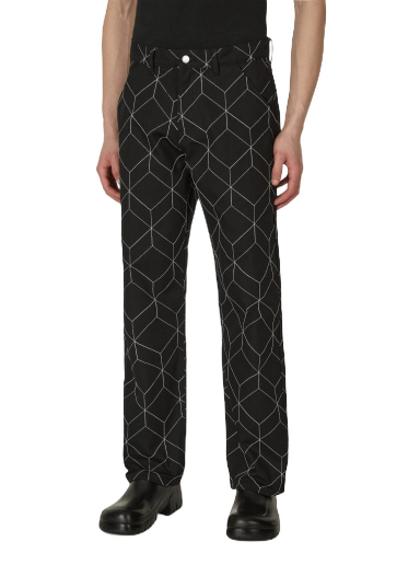 Nohavice Pleasures Vocal Utility Pants Čierna | P23SP035 BLACK