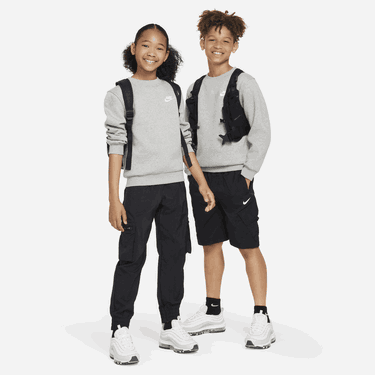 Mikina Nike Nike Sportswear Club Fleece Crewneck Sweatshirt Šedá | FD3006-063, 4