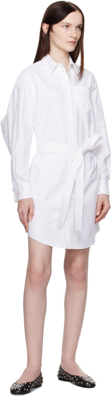 Košeľa KENZO Kimono Sleeve Shirt Dress Biela | FF52RO4059LO, 3